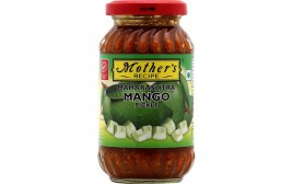 Mother's Recipe Maharashtra Mango Pickle  Glass Jar  300 grams